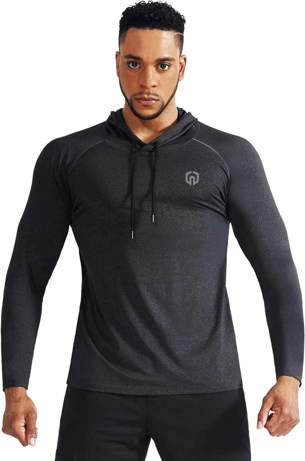 NELEUS Men's Long Sleeve Dry Fit Athletic Hoodie for Workout and Running