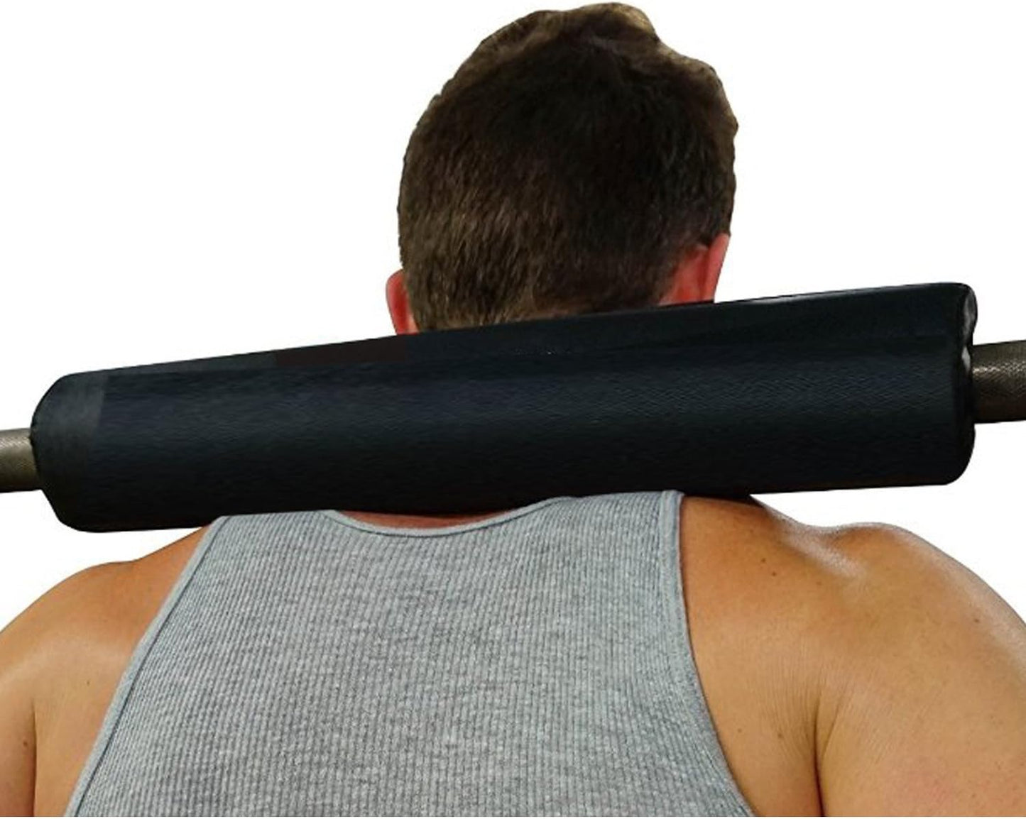 Dark Iron Fitness Barbell Pad - 15-Inch, Extra Thick, Padded Cushion for Squat, Hip Thrust, Weight Training and Lunge Exercises - Squat Rack Accessories﻿