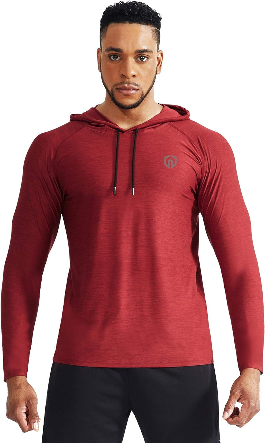 NELEUS Men's Long Sleeve Dry Fit Athletic Hoodie for Workout and Running