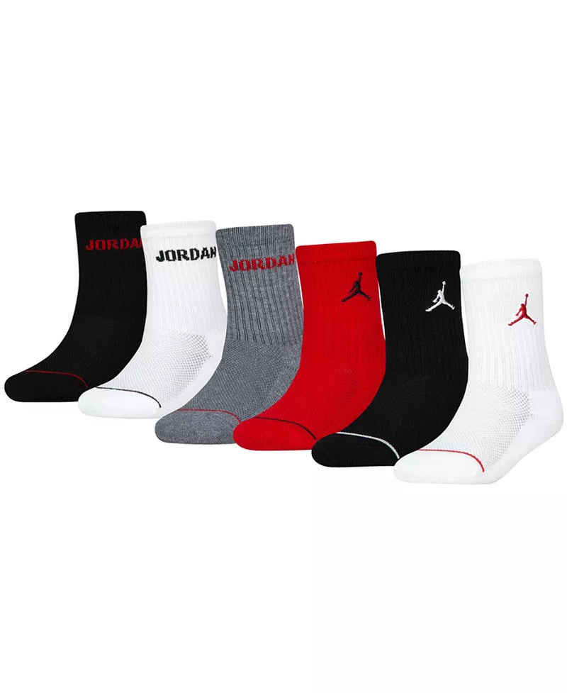 Big Kids' 6-Pk. Crew Socks