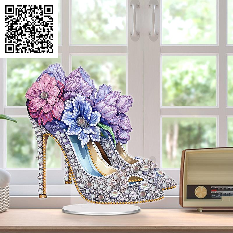 High Heels Special Shaped Diamond Painting Tabletop Ornaments Kit Home Decor