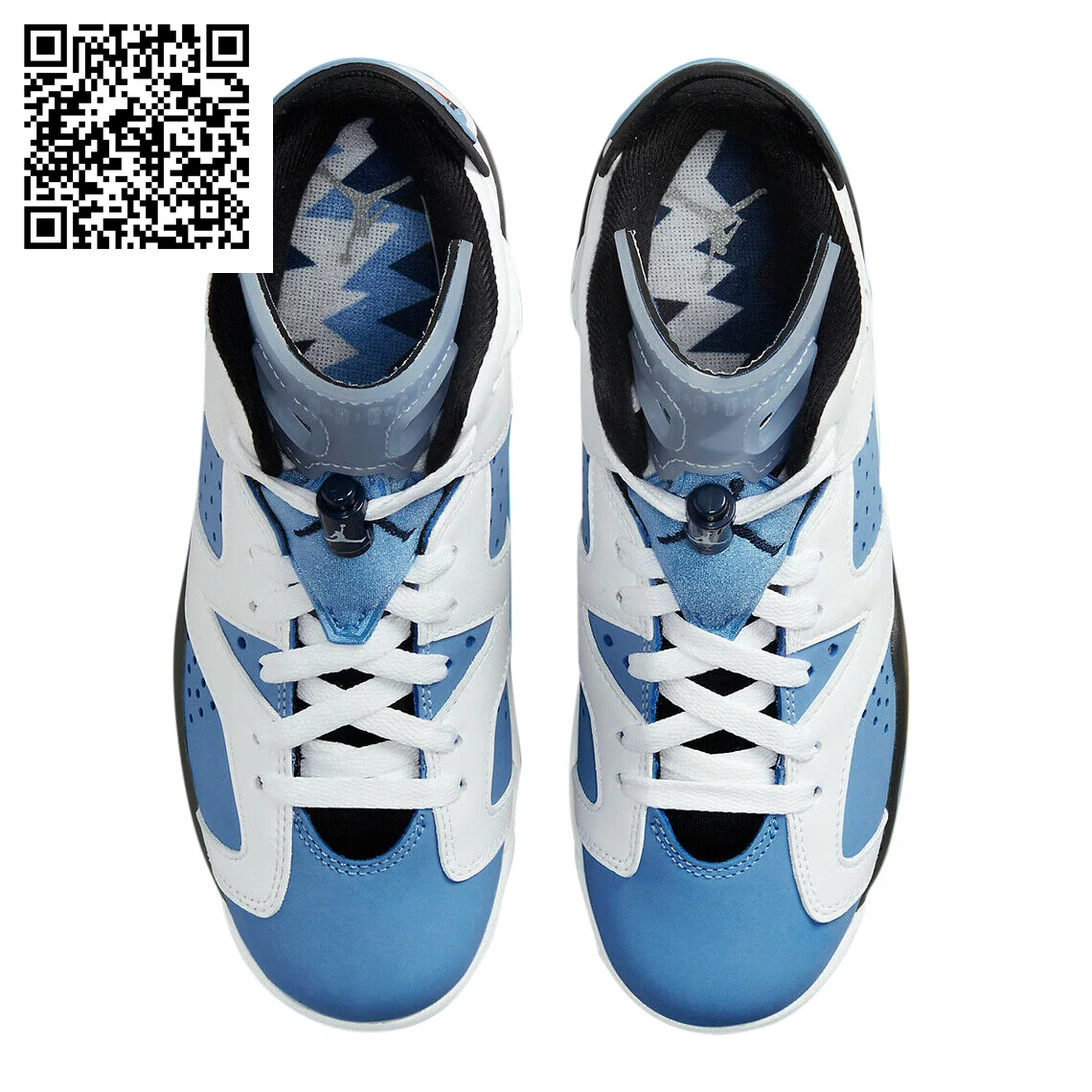 (GS) Air Jordan 6 Retro 'White / UNC University Blue' (2022) 384665-410