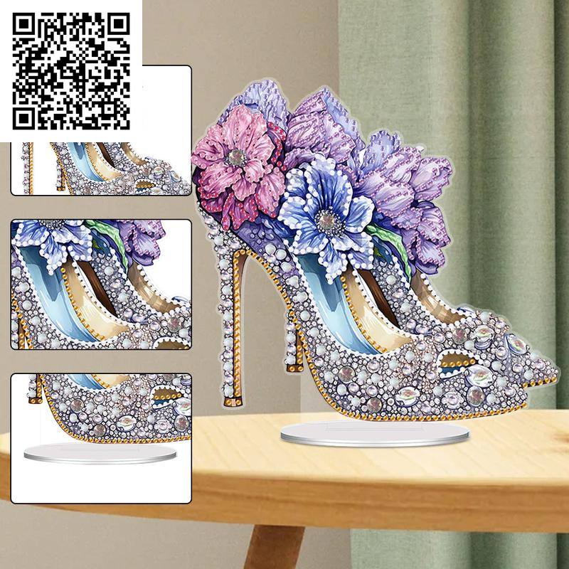 High Heels Special Shaped Diamond Painting Tabletop Ornaments Kit Home Decor