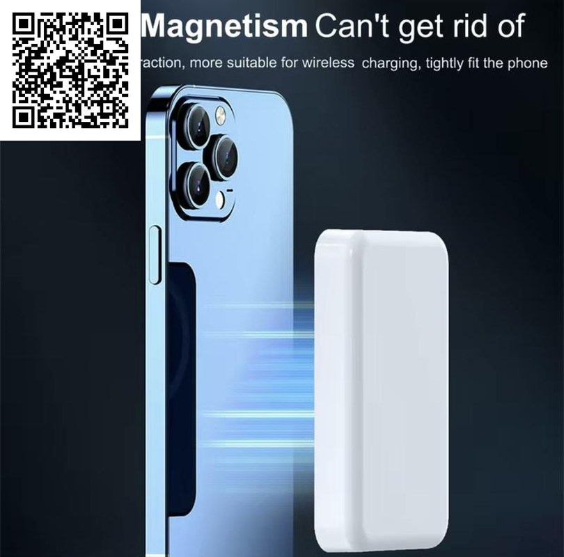 Wireless Magnetic Power Bank for Portable Charger, 5000Mah/10000Mah Charging , Slim Phone Battery Pack for Iphone 16/15/14/13/12/11Promax Smartphone