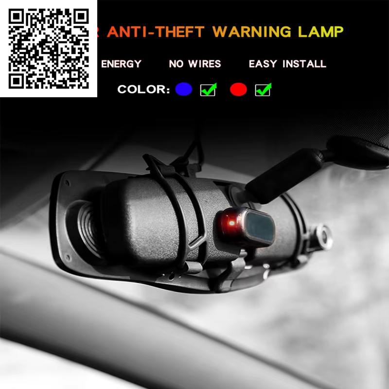 LED Warning Light Fake Solar Power Alarm Lamp Security System Warning Theft Flash Blinking Anti-Theft Caution LED Light Car New