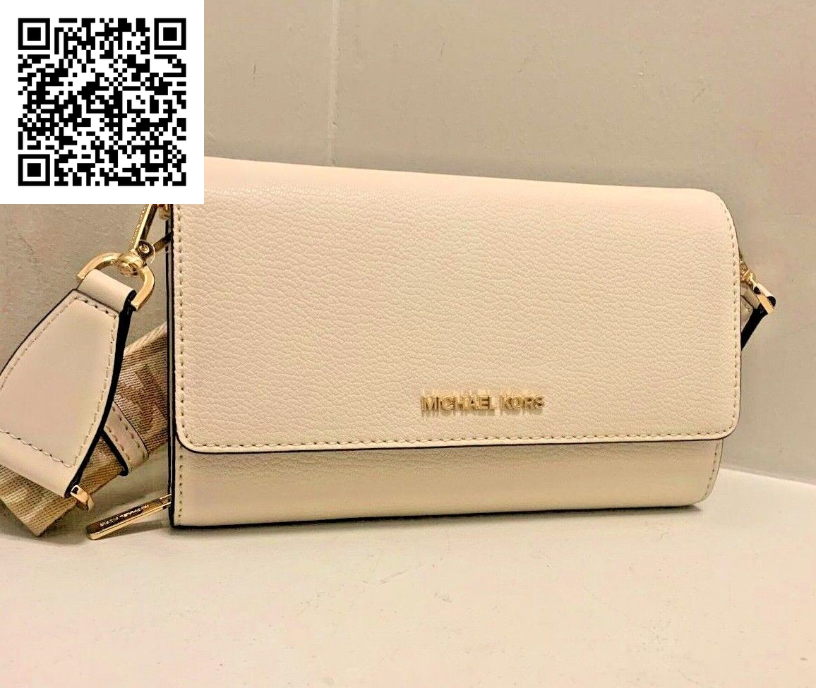 Michael Kors Women Lady Zip around Wallet Crossbody Bag Handbag Messenger Purse