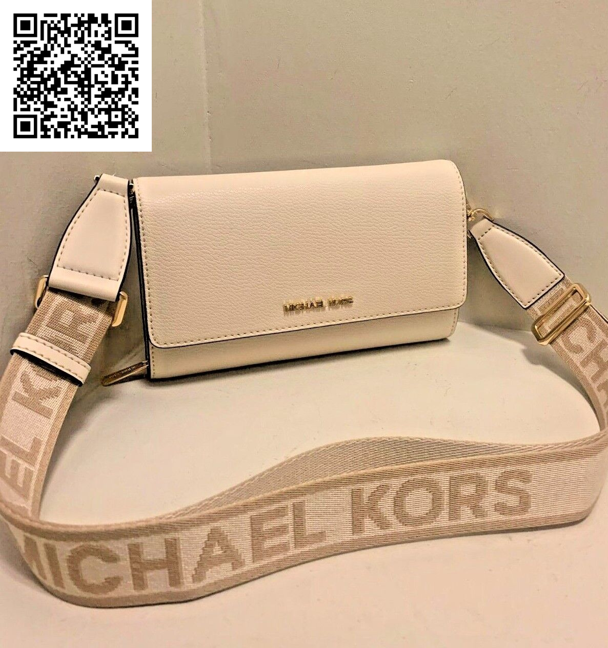 Michael Kors Women Lady Zip around Wallet Crossbody Bag Handbag Messenger Purse