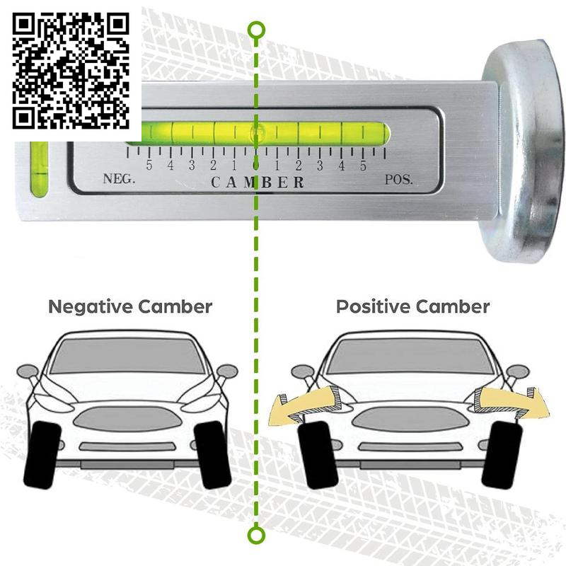 Universal Automotive Adjustable Magnetic Gauge Tool, Camber Castor Strut Wheel Alignment Tools for Car Vehicle Truck RV Tire, Wheel Gauge, Camber Alignment Tools, Camber Gauge, Car Gadgets for Men