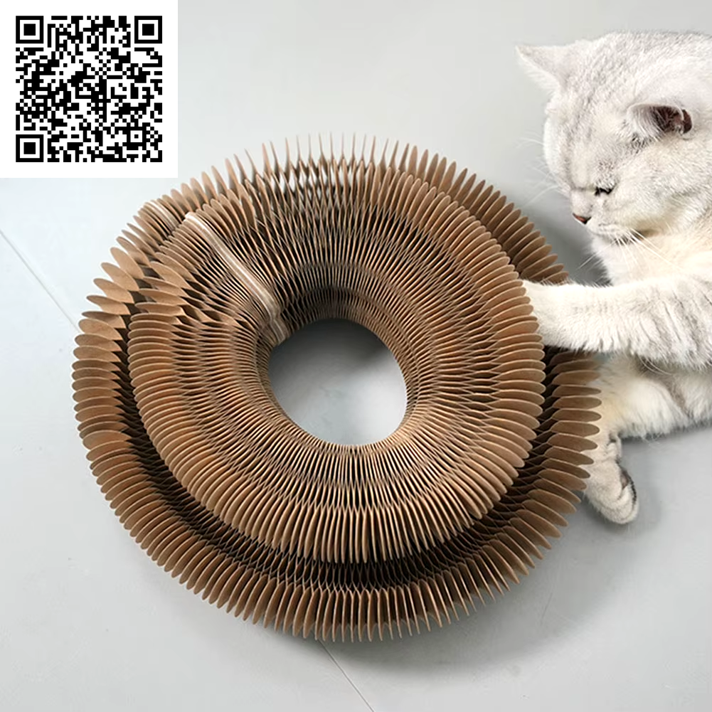 Magic Organ Cat Scratching Board Interactive Scratcher Cat Toy Cat Accordion Toy Cat Grinding Claw Scratching Board Pet Supplies