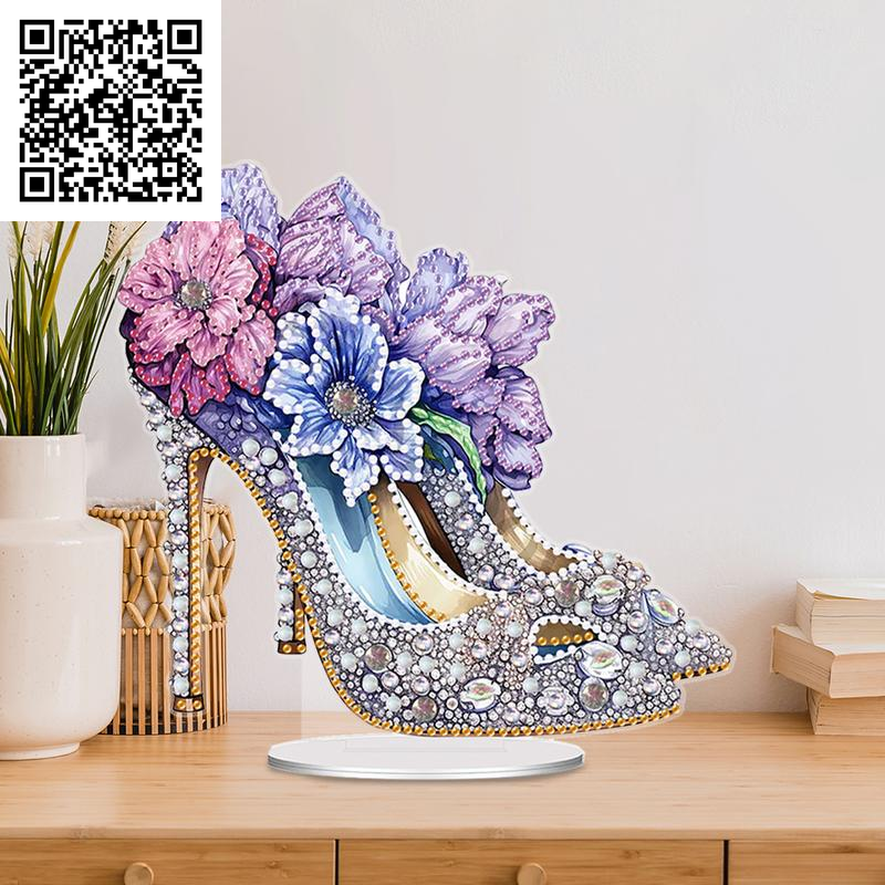 High Heels Special Shaped Diamond Painting Tabletop Ornaments Kit Home Decor