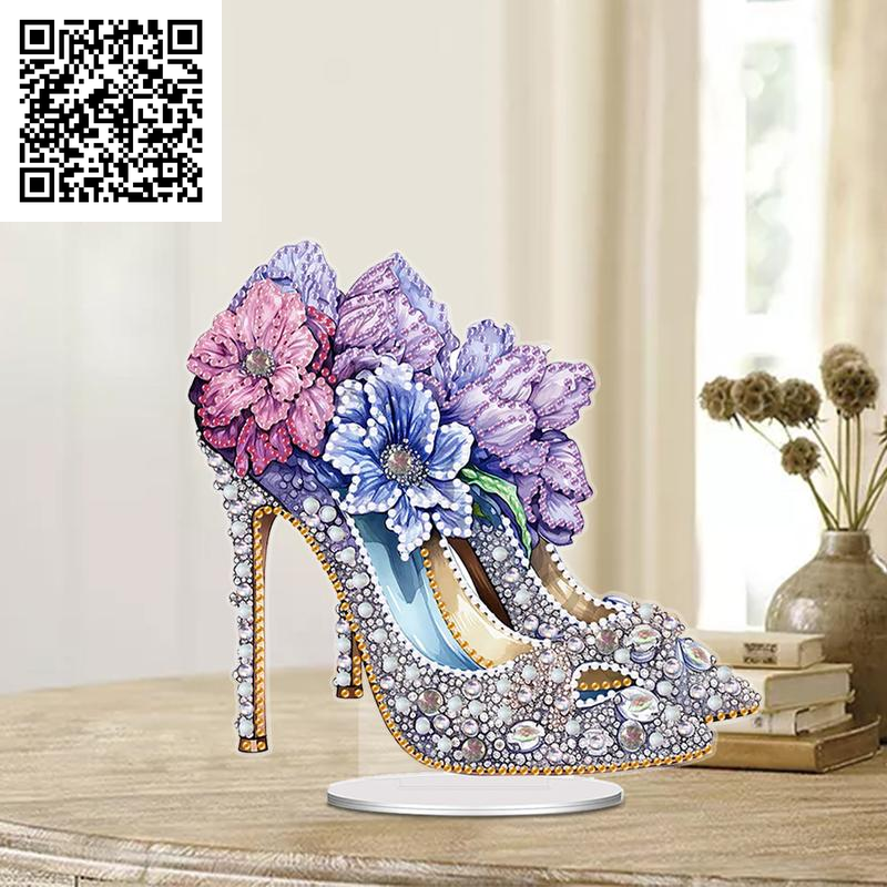 High Heels Special Shaped Diamond Painting Tabletop Ornaments Kit Home Decor