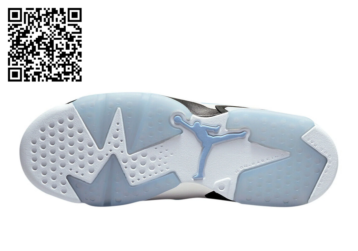 (GS) Air Jordan 6 Retro 'White / UNC University Blue' (2022) 384665-410